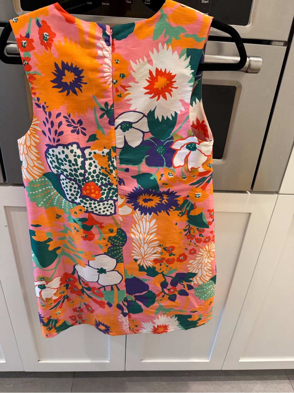 Vibrant Floral Mini Dress - Pink Multi - Picture 2 of 2